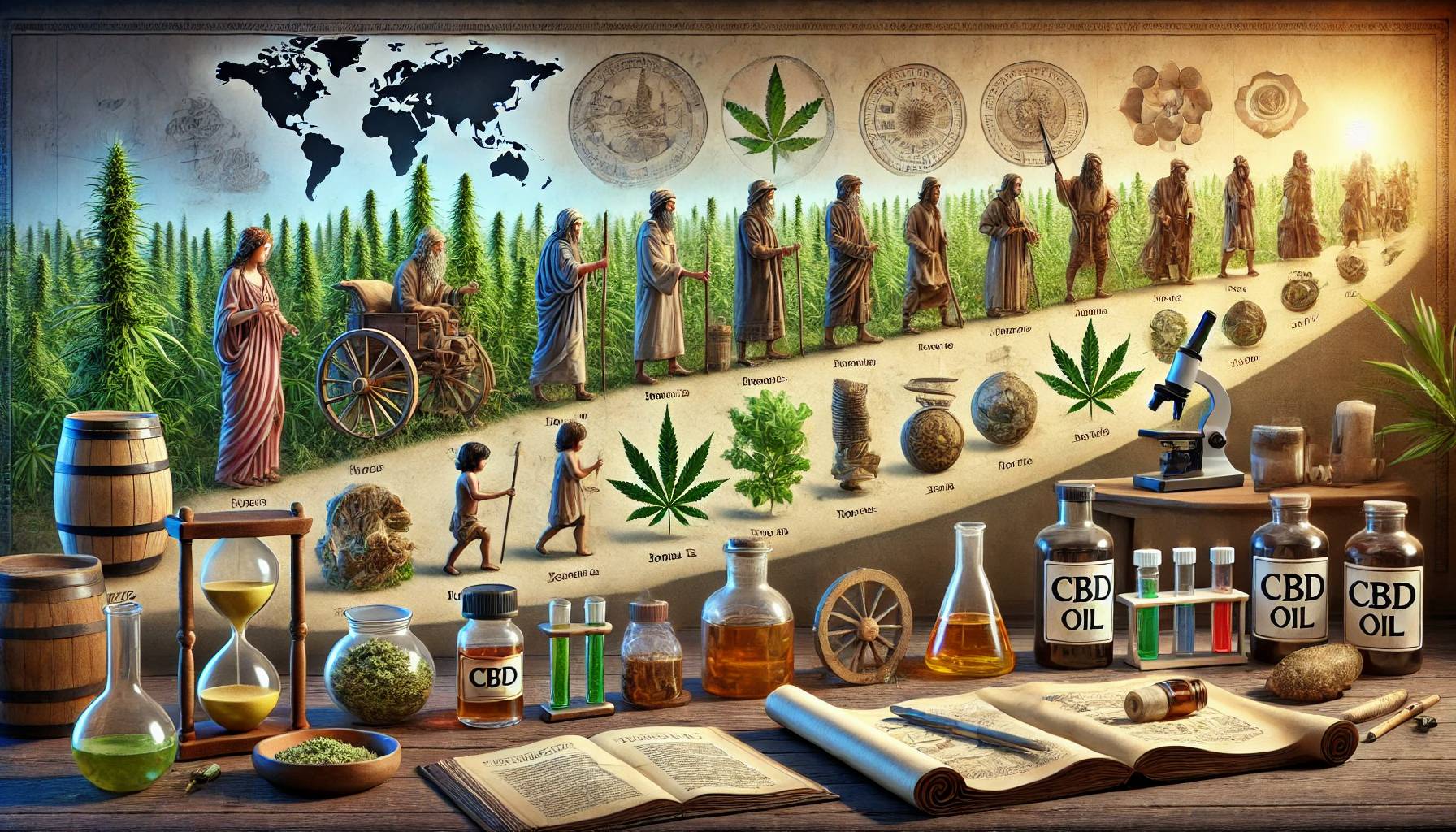 Un Viaje a los Orígenes del CBD: Explorando su Fascinante Historia