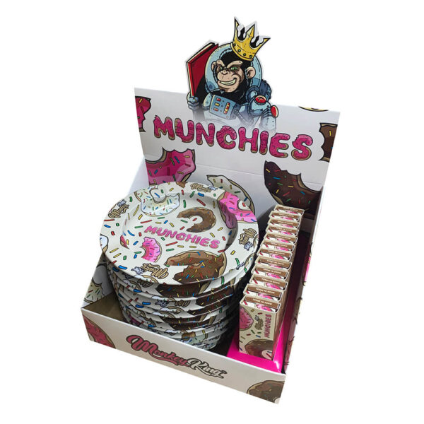 Cenicero Monkey King Munchies con papeles de mentiroso y filtros KS Slim